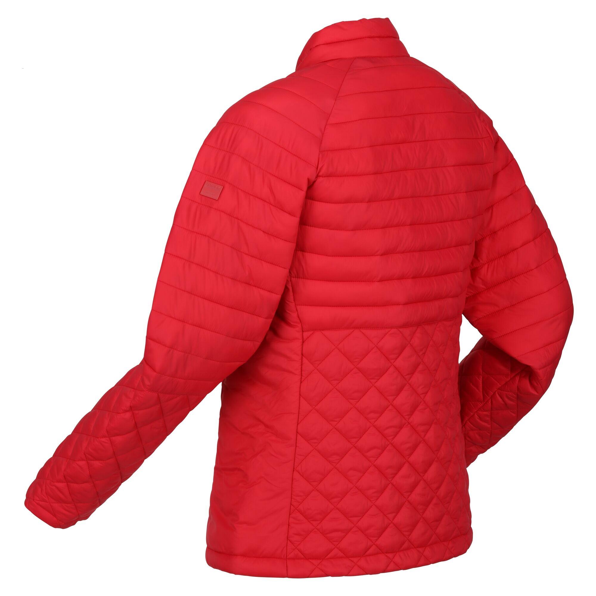 Womens/Ladies Tulula Quilted Padded Jacket (Miami Red) 3/5