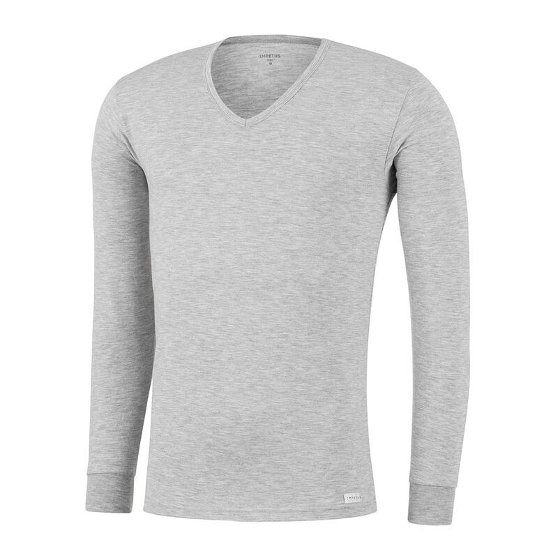 Tricot de peau col V manches longues Thermo