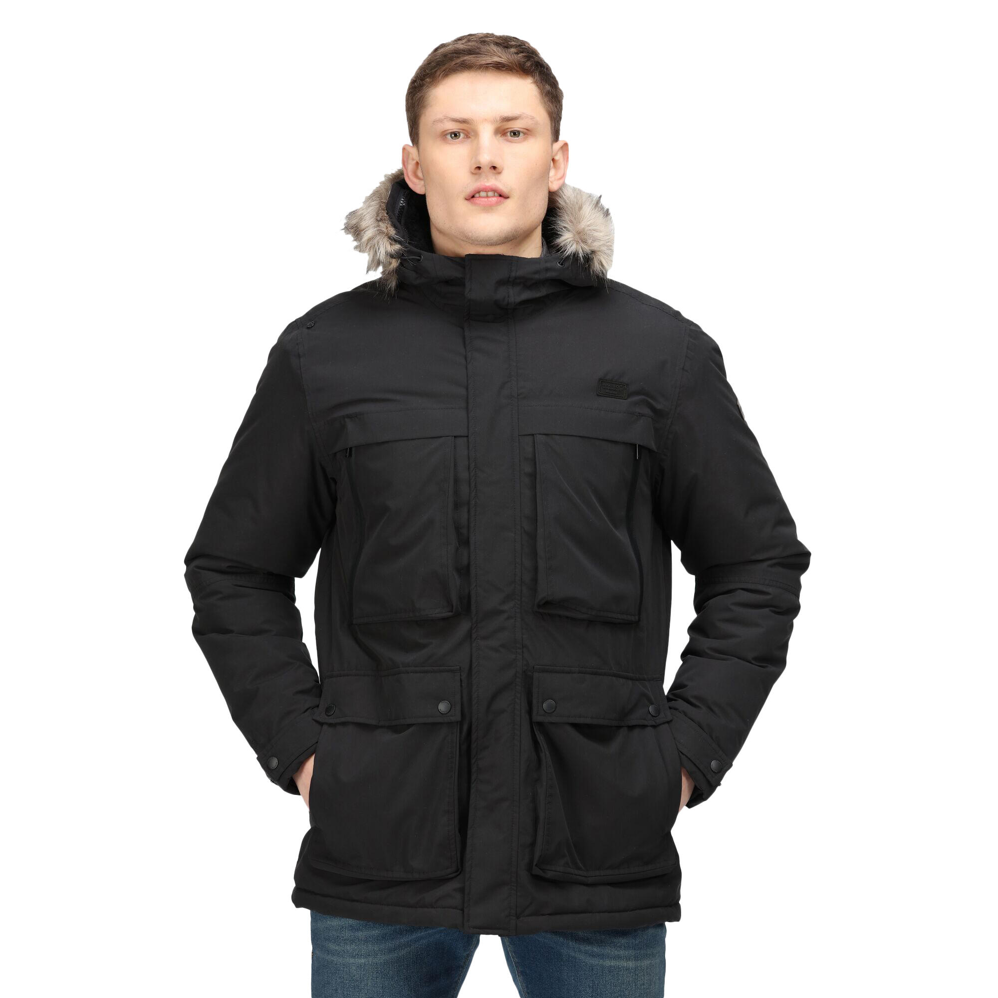 Uomo Parka VOLTER (Nero)