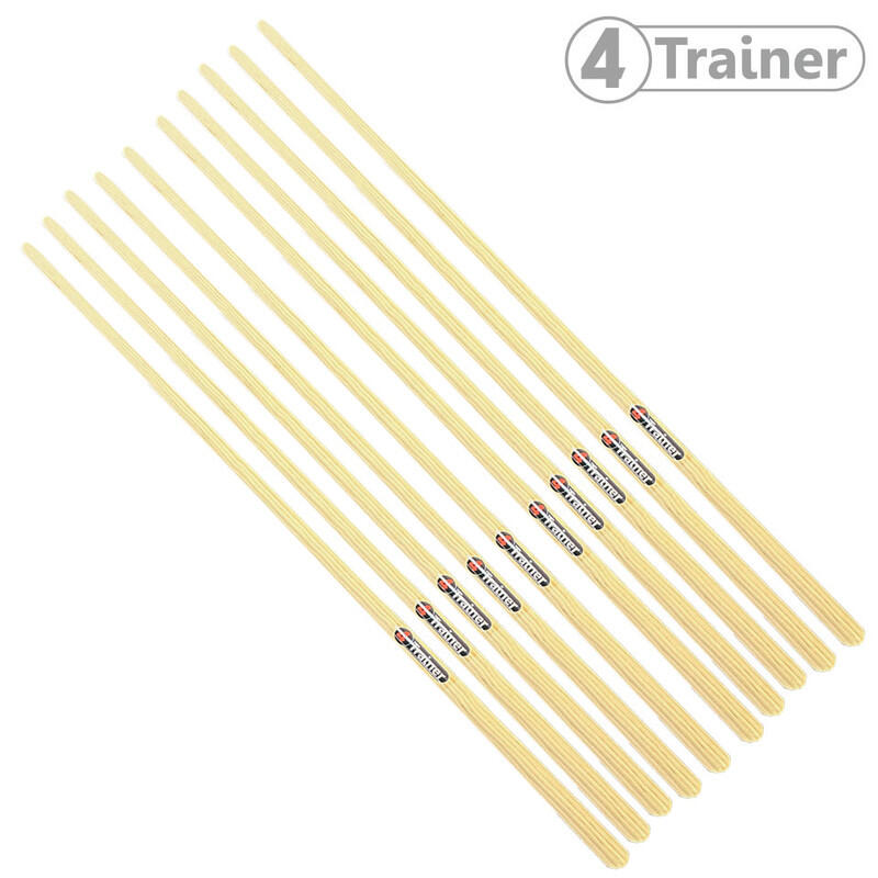 4trainer - Barre Technique Haltéro En Bois - Lot De 10 - 4trainer - Barre De Traction - Gris|noir|rouge - No Size - Decathlon