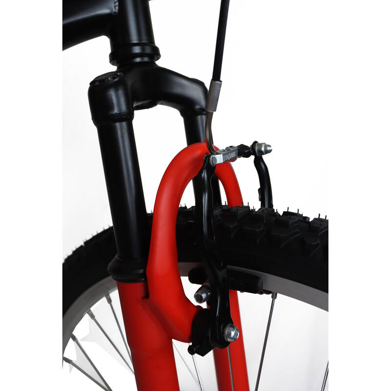 Bicicleta de Montaña Umit Rueda 26" XR-260 Negra-Roja 7 Velocidades