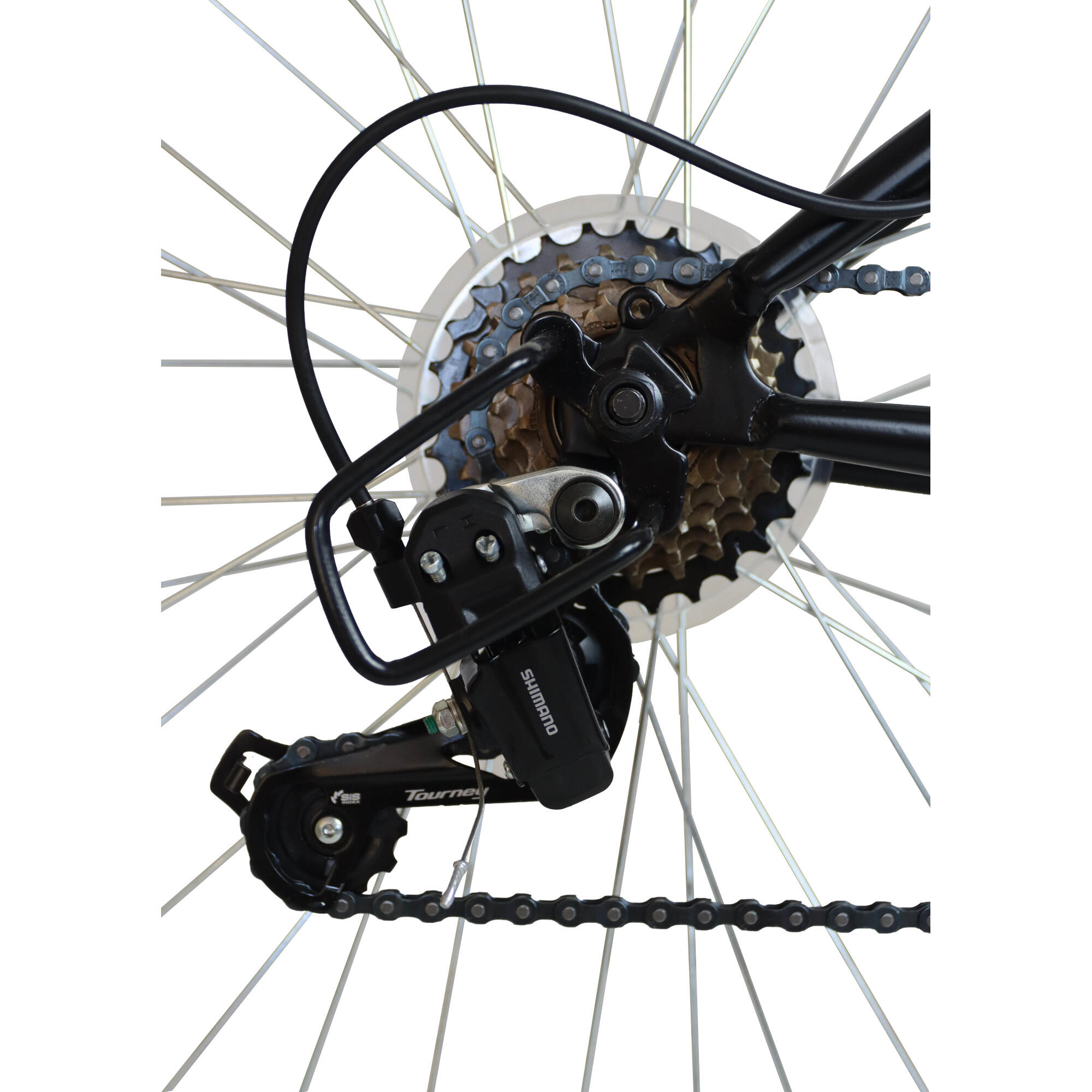 Roda Umit Mountain Bike 26" XR-260 Preto-Vermelho 7 Velocidades 4/6