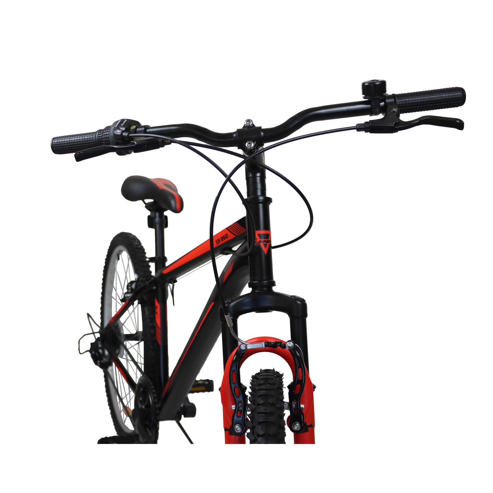 Roda Umit Mountain Bike 26" XR-260 Preto-Vermelho 7 Velocidades 2/6