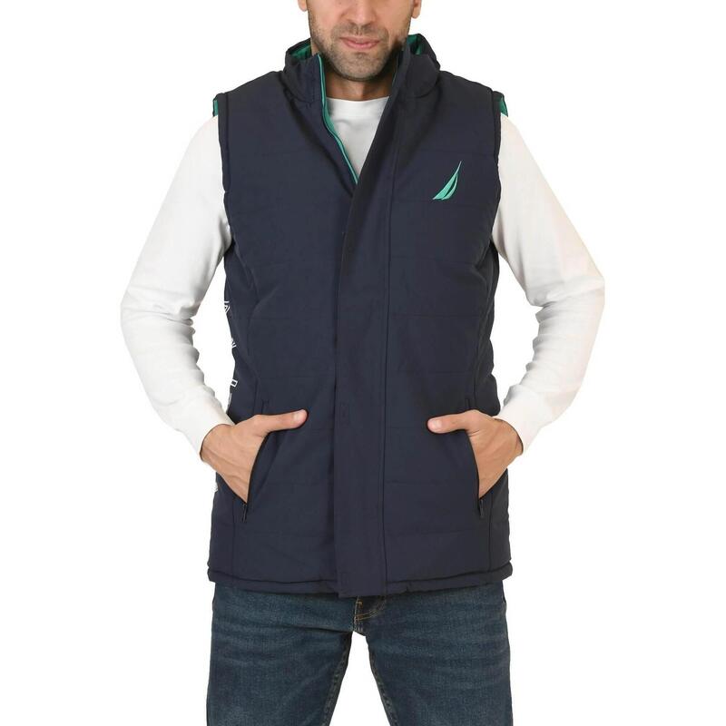 Vesta Tamar Reversible Gilet - albastru barbati