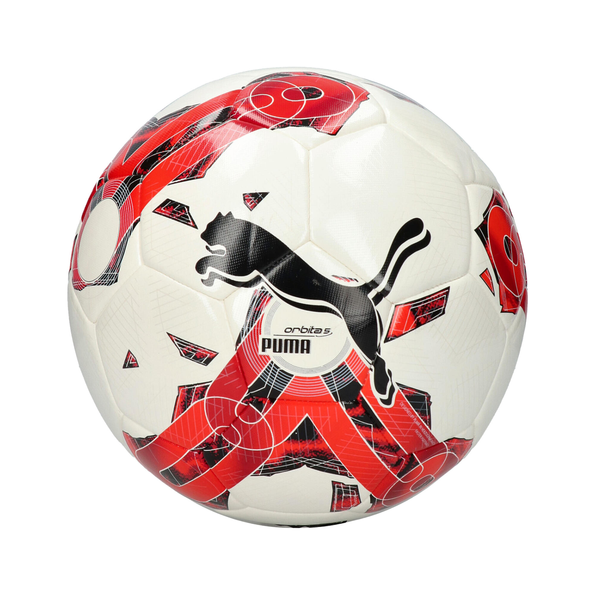 TeamFINAL6 MS Training Football (White/Red) 1/3