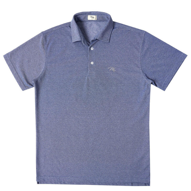 Polo Golf Eco Pique Manches Courtes Homme Bleu