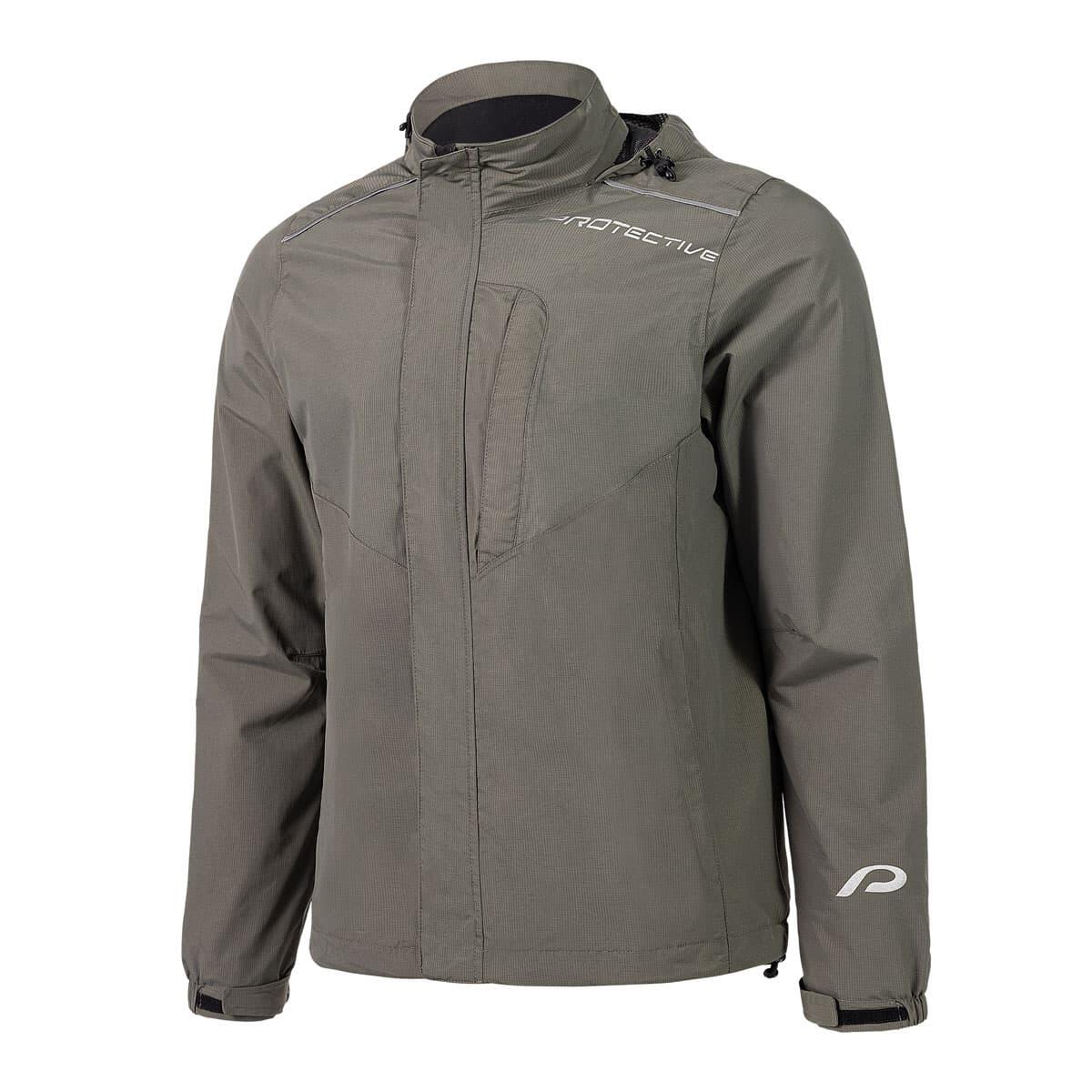 PROTECTIVE Regenjacke - Fahrrad - Herren - P-Rain II - dunkelgrün