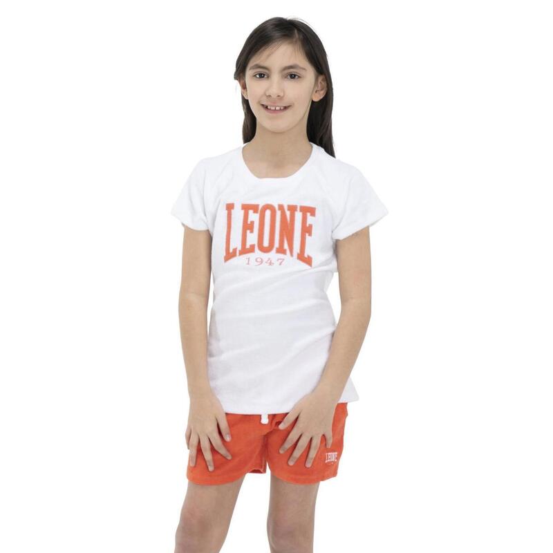 T-shirt felpuda colorida para menina