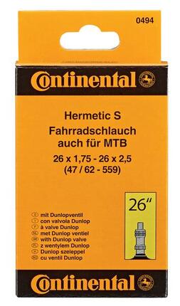 CONTINENTAL-Fahrradschlauch 26 Zoll x 1,75 - 2.125