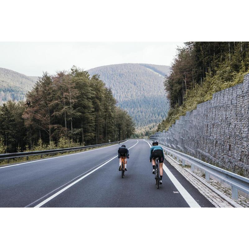 Pantaloncini con bretelle da ciclismo da uomo Termico Alternative Nero