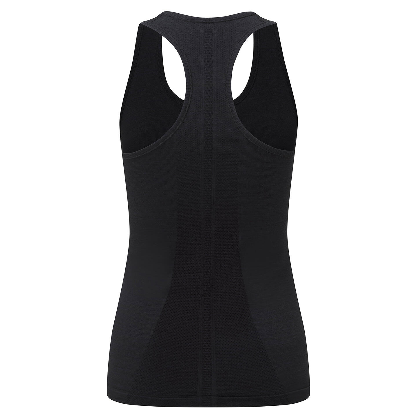 Weste Nahtlos für Damen Schwarz 2/3