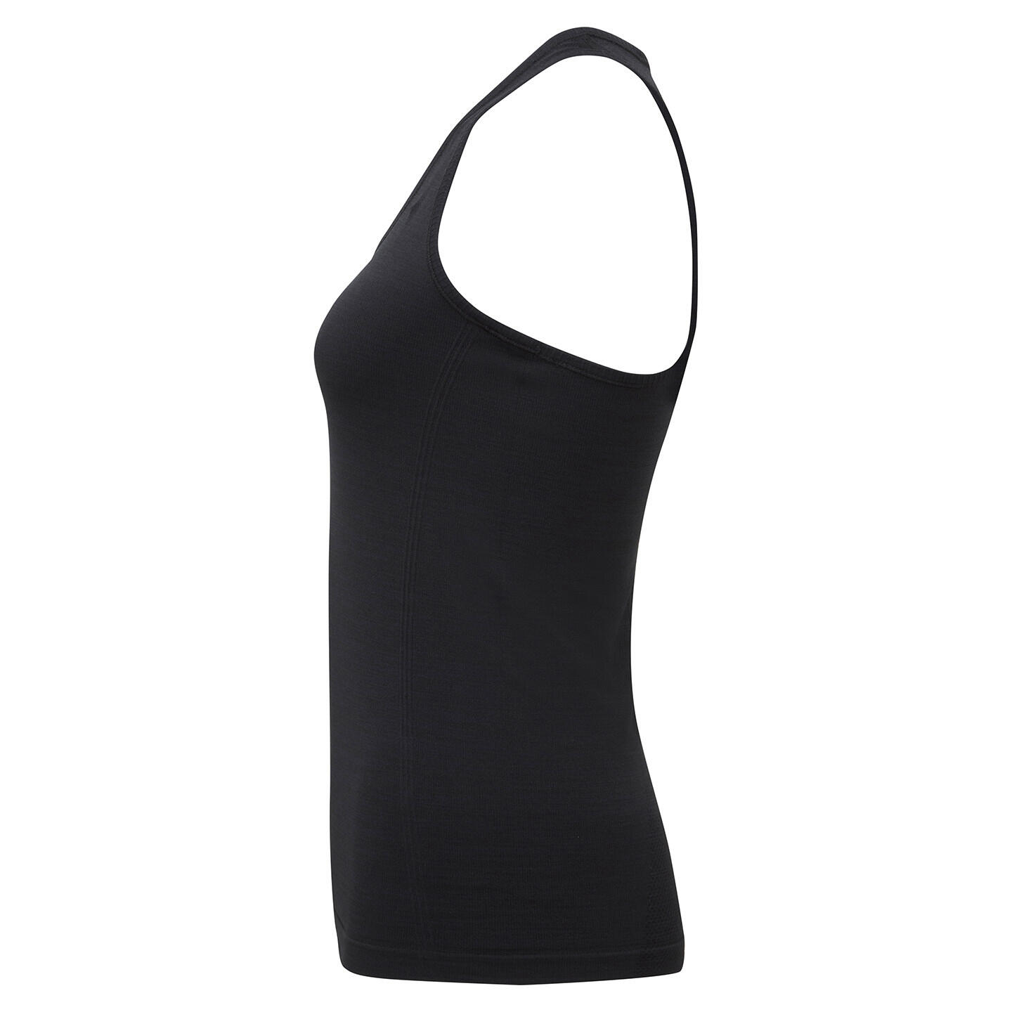Weste Nahtlos für Damen Schwarz 3/3