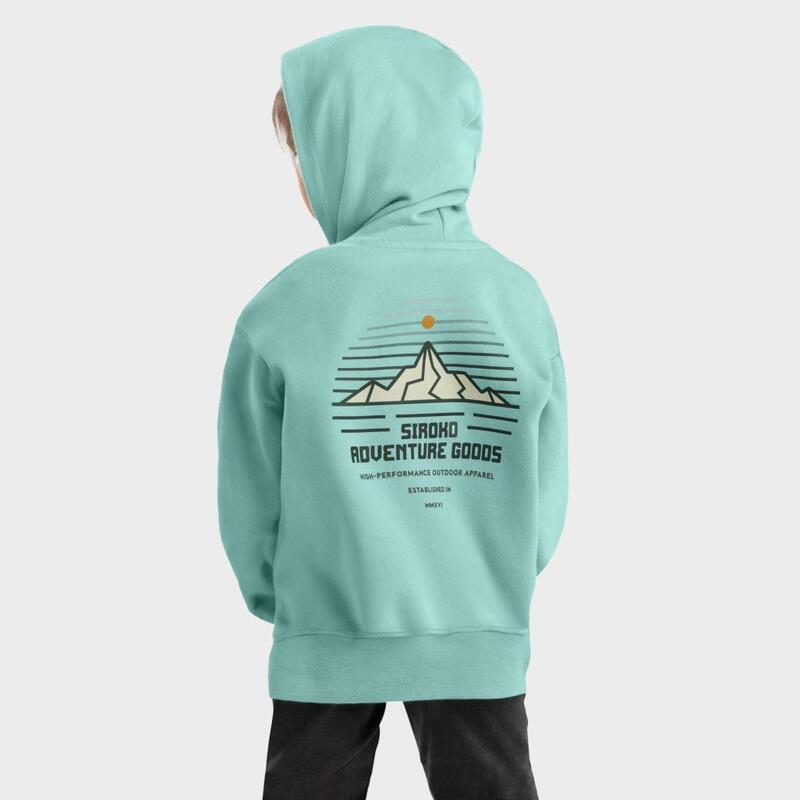 Kinderen Lifestyle Hoodie voor meisjes Camp-G SIROKO Groen