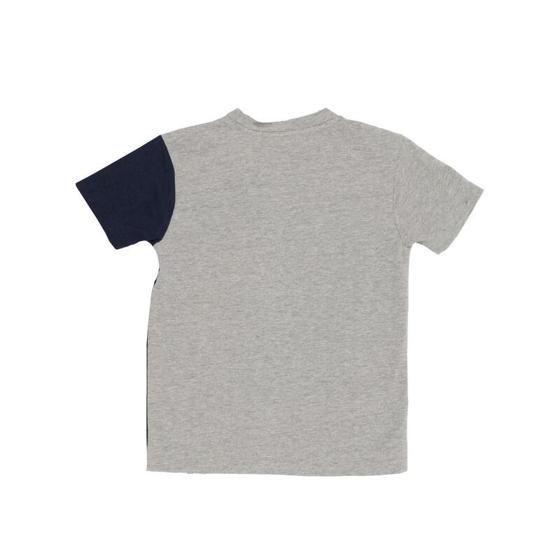 T-shirt Leone bambino con maniche corte Grey Boy