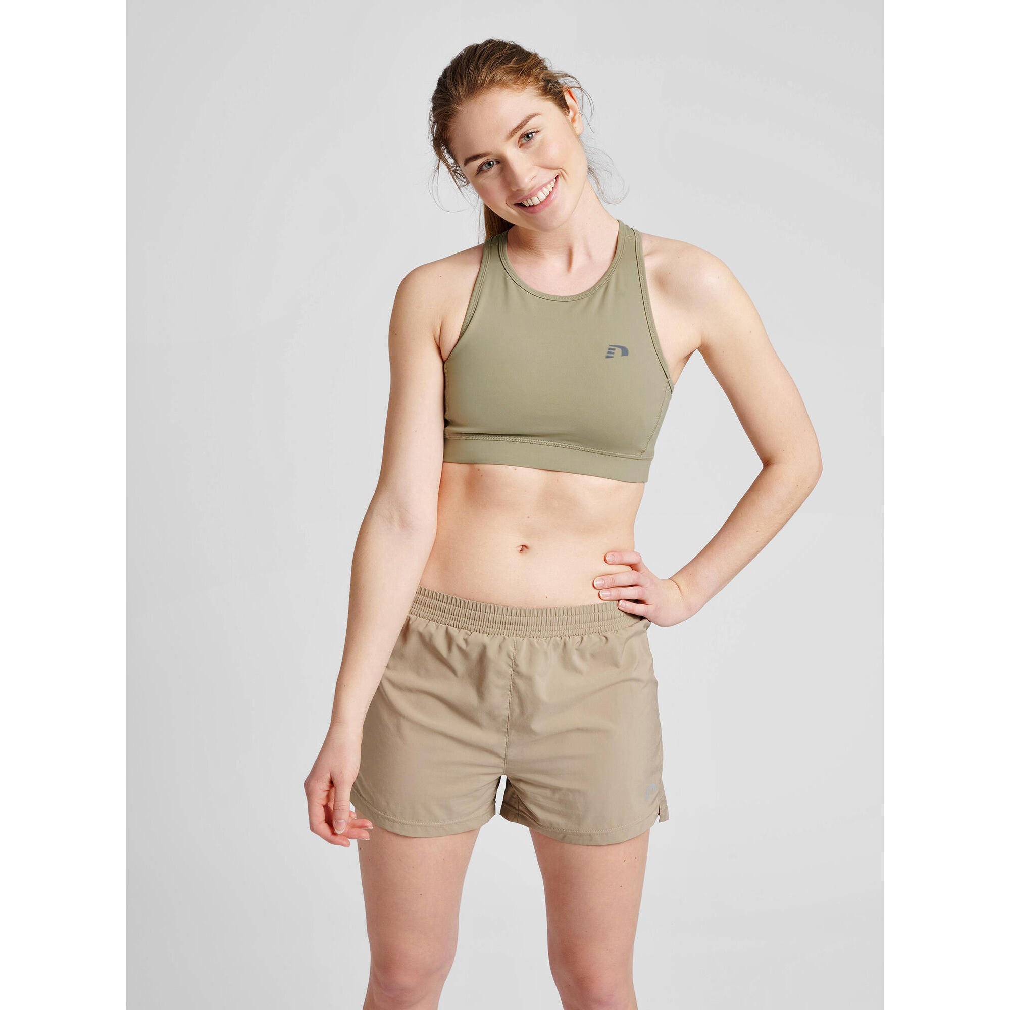 Newline - Enfiler Sac Banane Women Sports Femme Newline - Brassière - Gris|marron|vert - S - Decathlon
