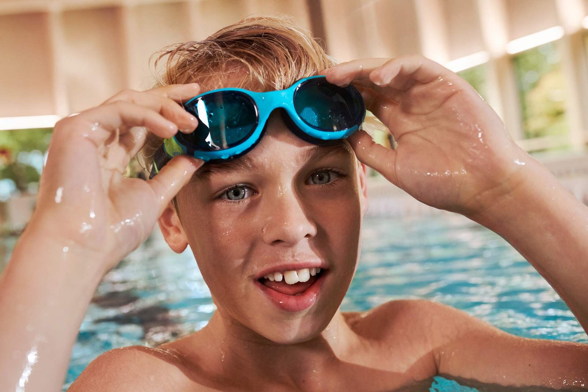 Biofuse Junior Goggles Blue/Green SPEEDO Decathlon