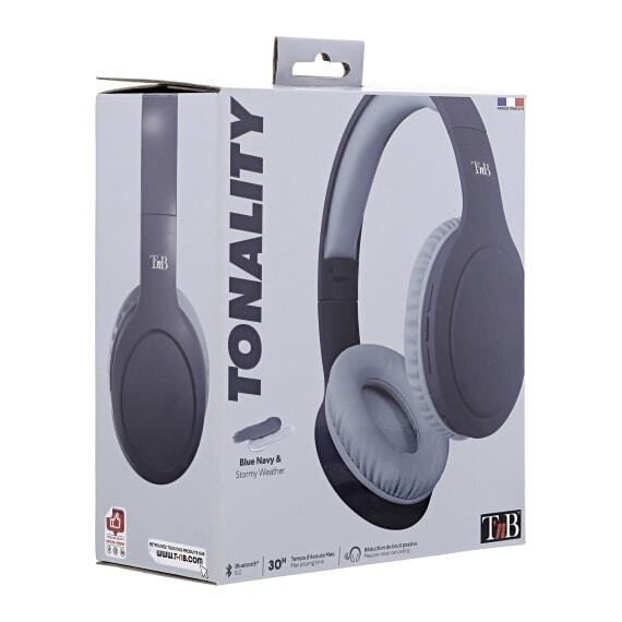 Auscultador TNB TONALITY Bluetooth Azul e Cinza 2/2