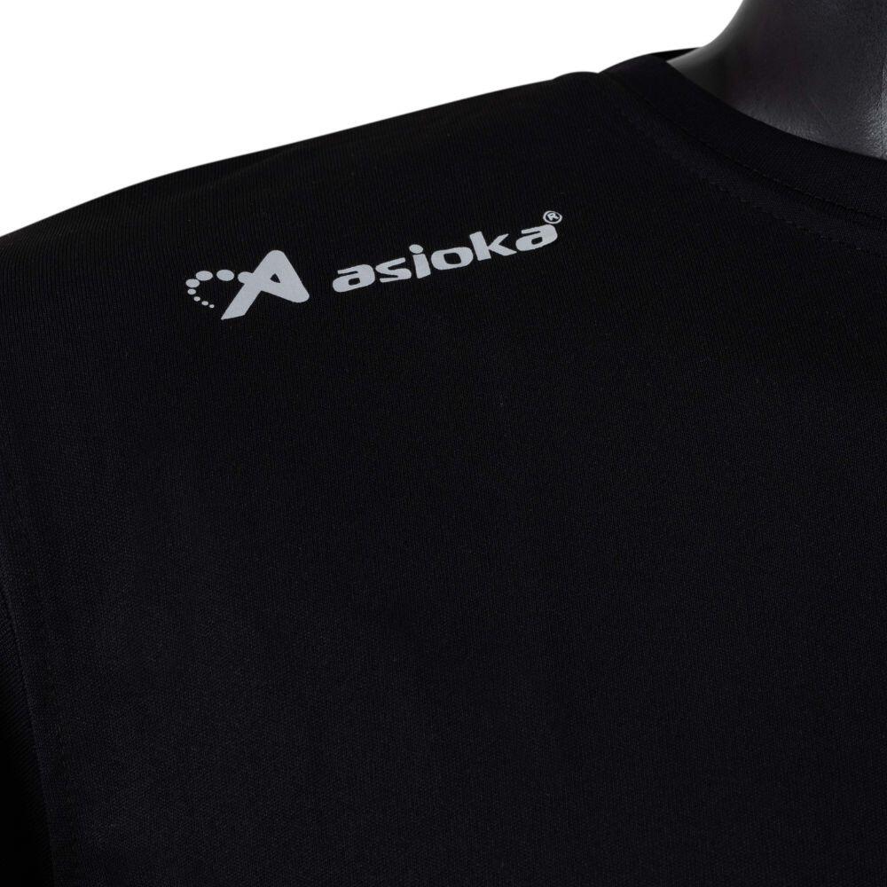 Camiseta de Fútbol para Hombre Asioka Premium Negro Poliéster 4/6