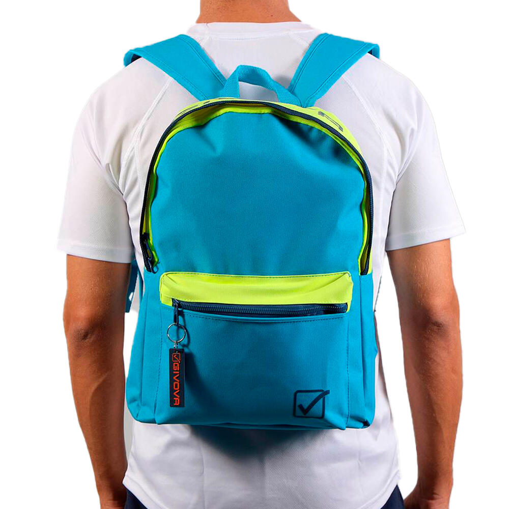 Zaini givova turchese/giallo fluo 3/3