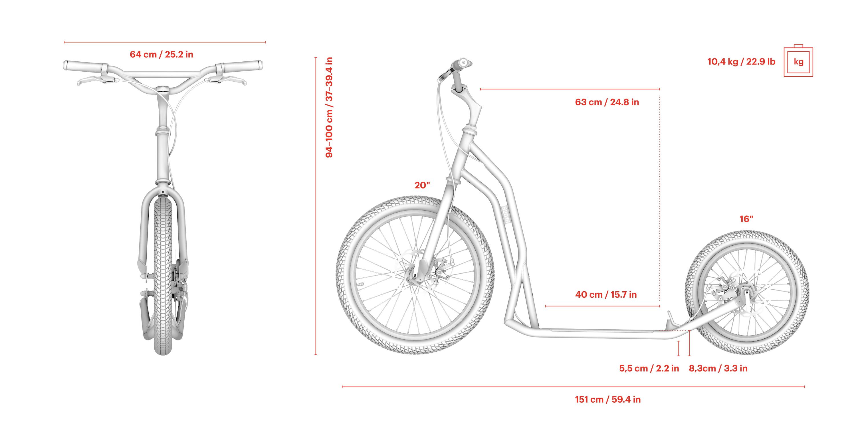 Trottinette pour adultes "S2016 Disc" Yedoo 2/7
