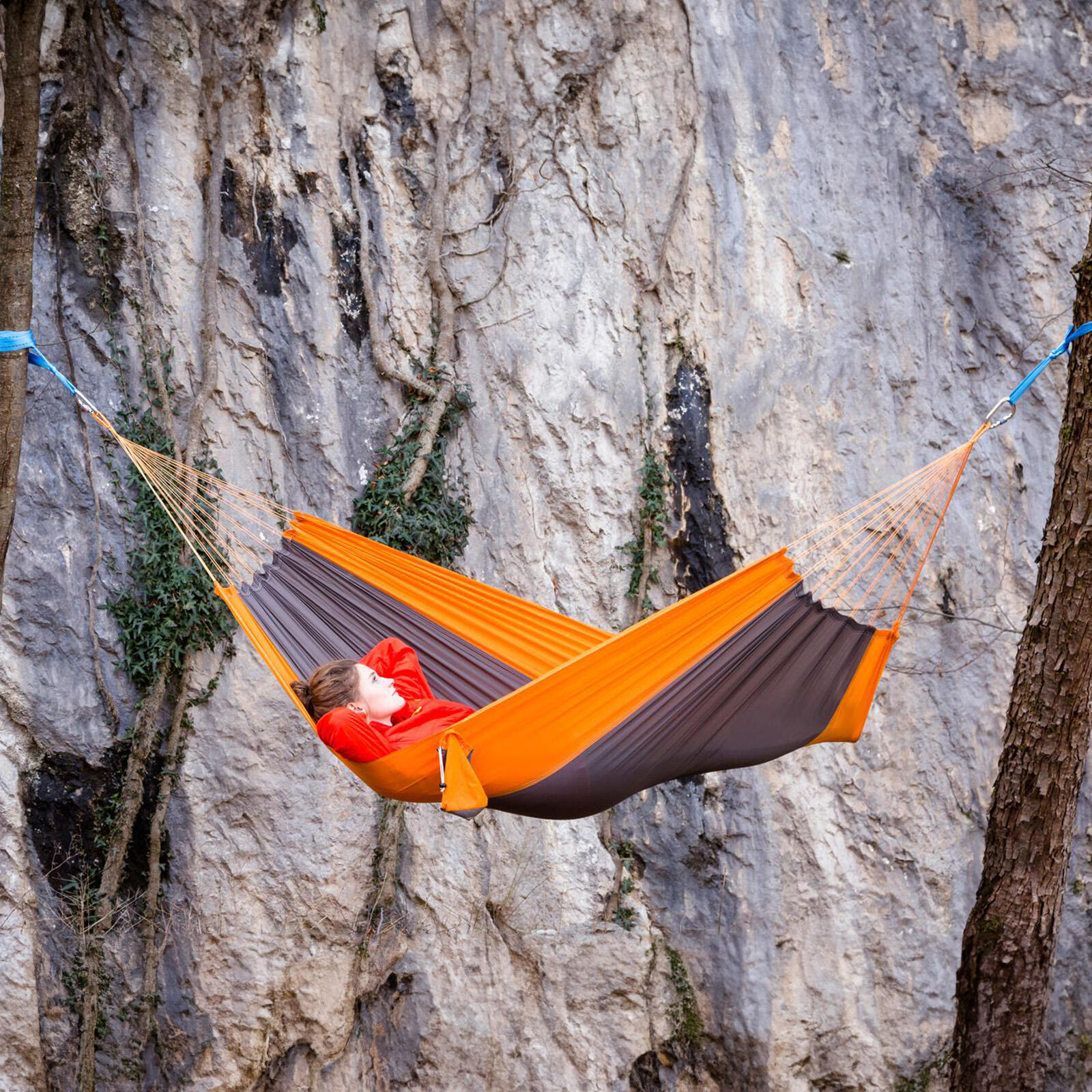 Silk Traveller Mini hamac de voyage Camping Résistant aux intempéries 350g Léger 3/7