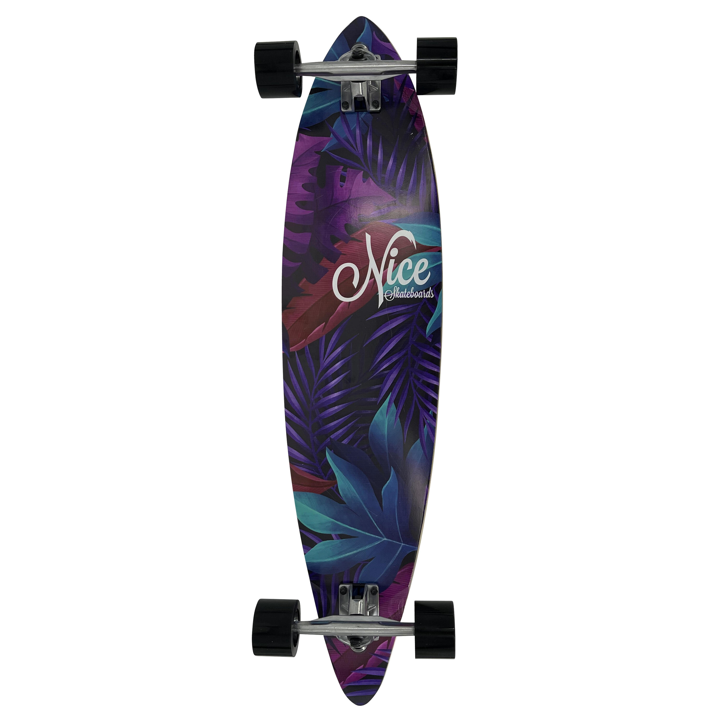 NICE SKATEBOARDS PT Tropical 38" x 9.5" SINGLE CONCAVE 2/4
