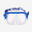 Masque de Snorkeling Keewee Adult Bleu/Transparent