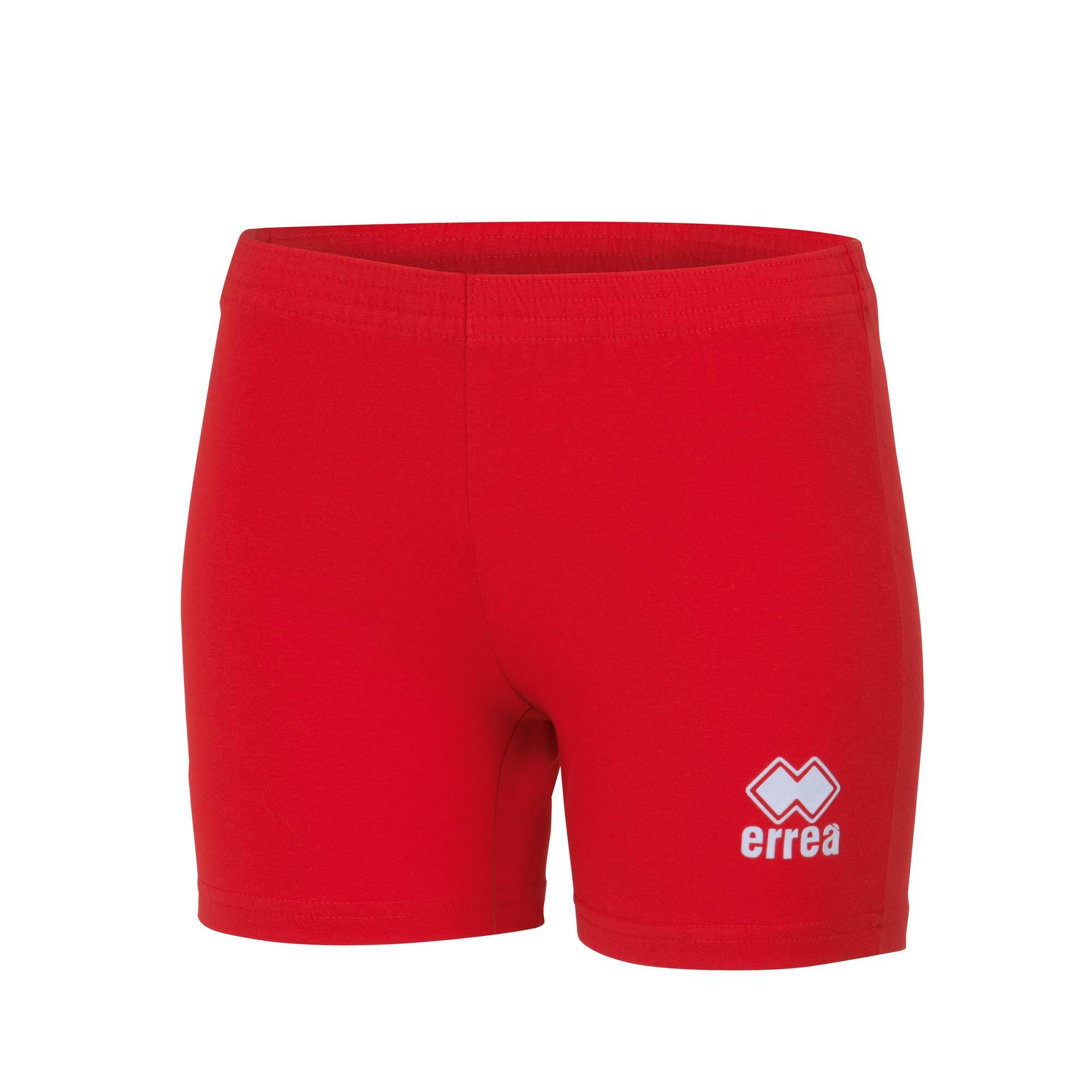 Short Errea Panta Volleyball Ad Rosso Donna 1/4