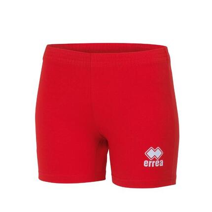 Pantalon Court De Volleyball Errea Rouge Femme
