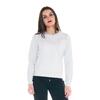 Sweatshirt pull-on met ronde hals voor dames Crystal Shine