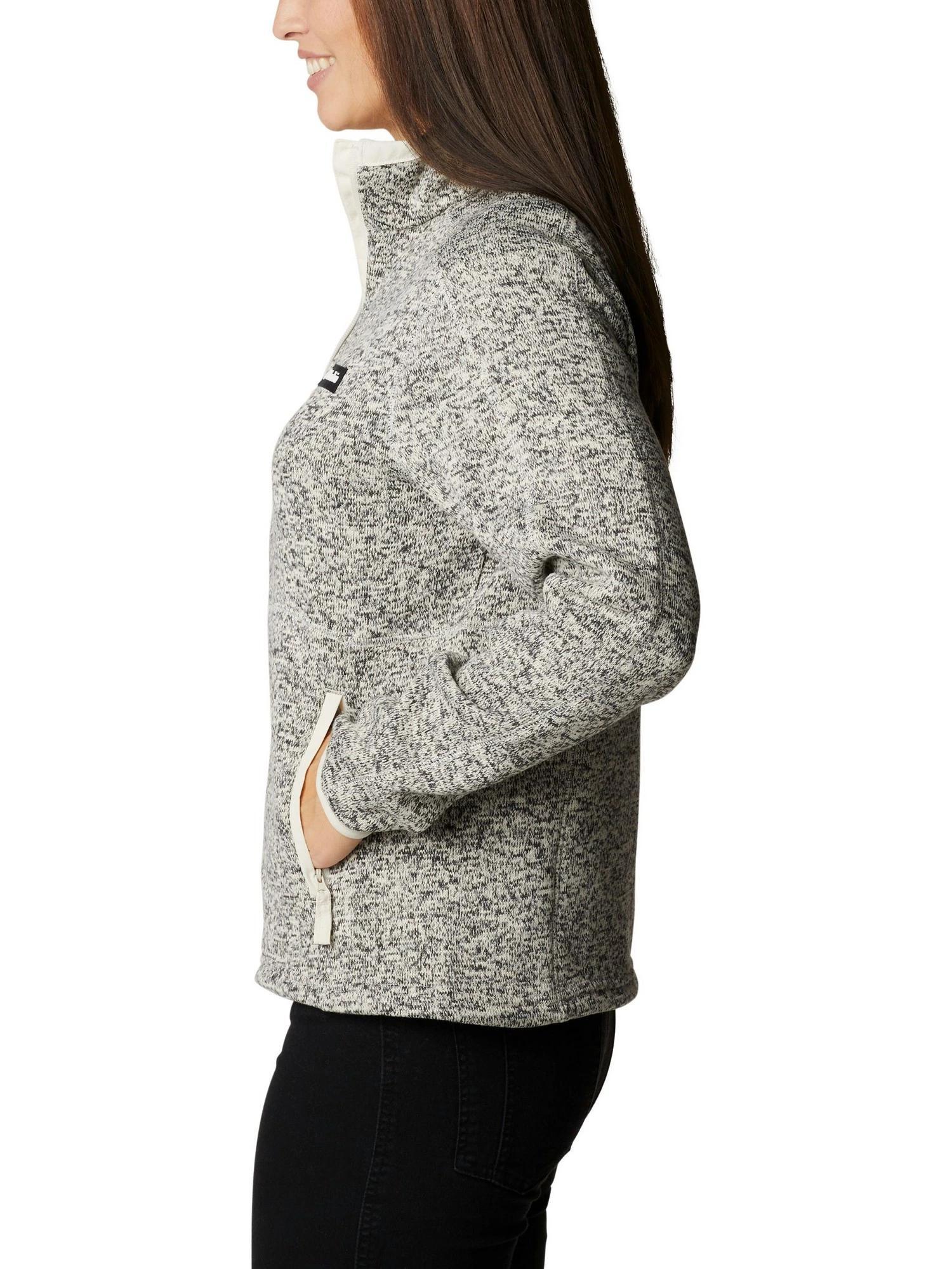 Fleecepullover W Sweater Weather Full Zip Damen - sand 2/7