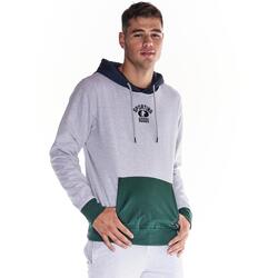 Sweat à capuche tricolore homme College