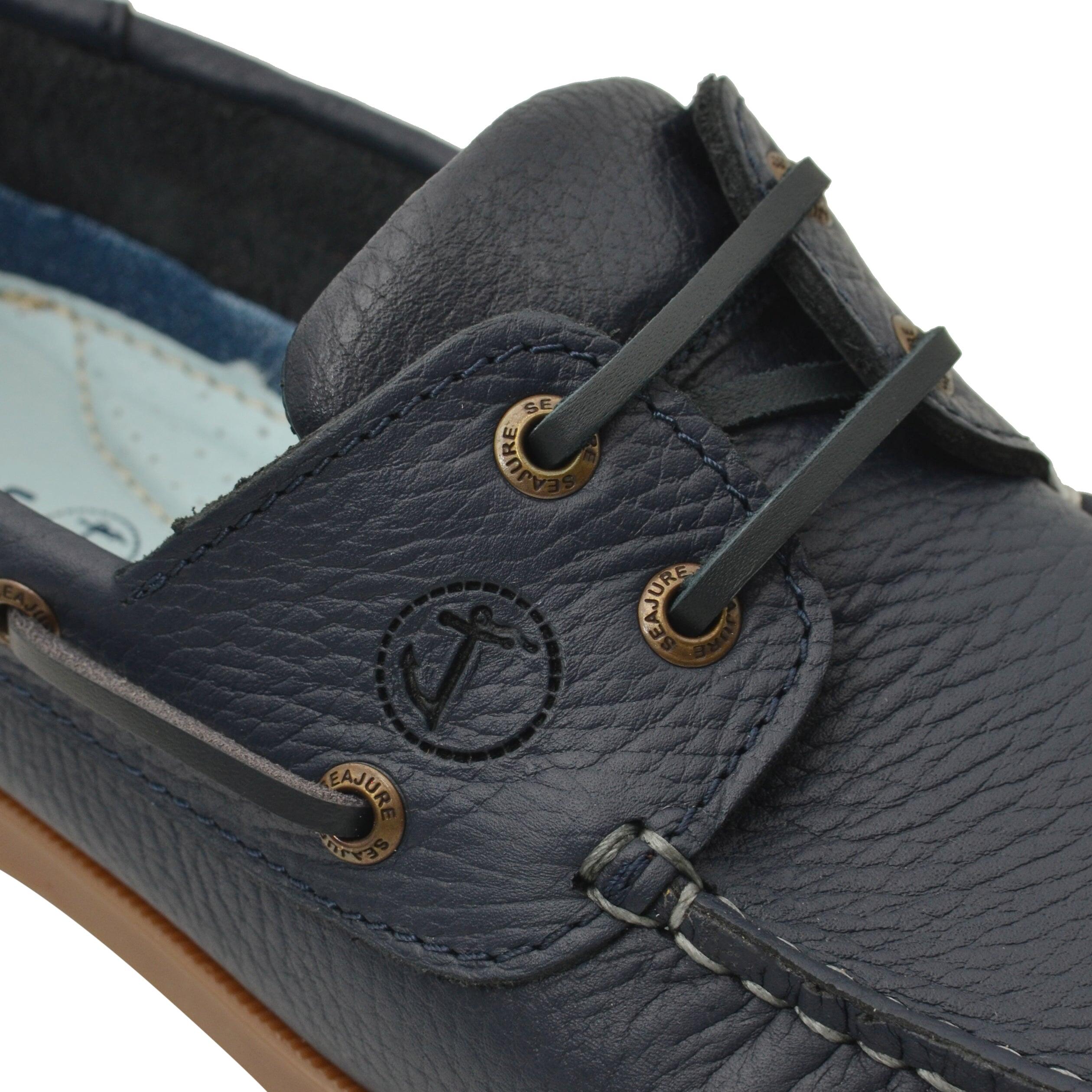 Chaussures Bateau Norte Homme Bleu Marine Cuir 5/5