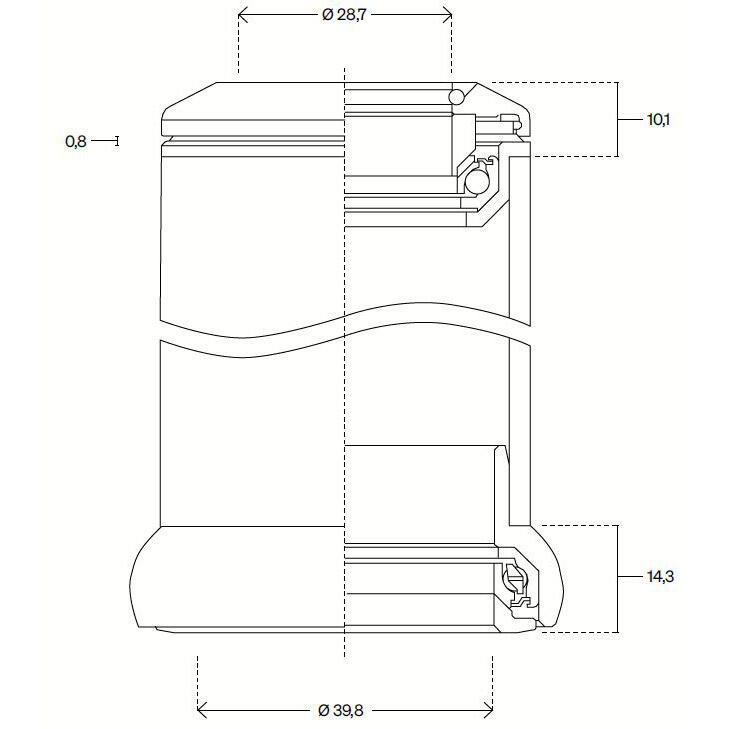 Casque Deda 1 POB Semi-intégré