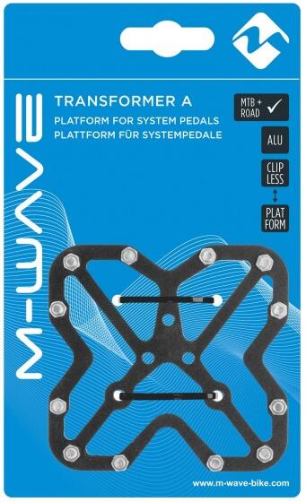 M-Wave Plattform für Systempedale 85x90mm, Aluminium 3/3