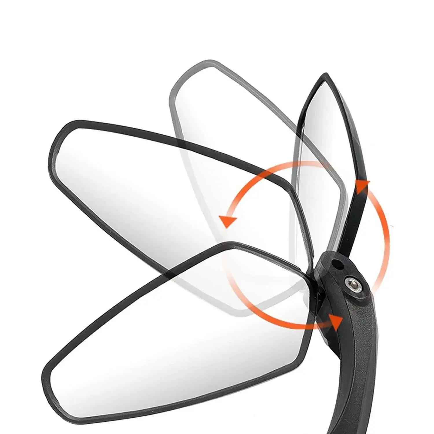 Oglinda retrovizoare bicicleta, scuter, moto, HD, reglabila 360 grade, stanga 3/6