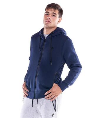 Kapuzenpullover für männer leone full zip soft basic