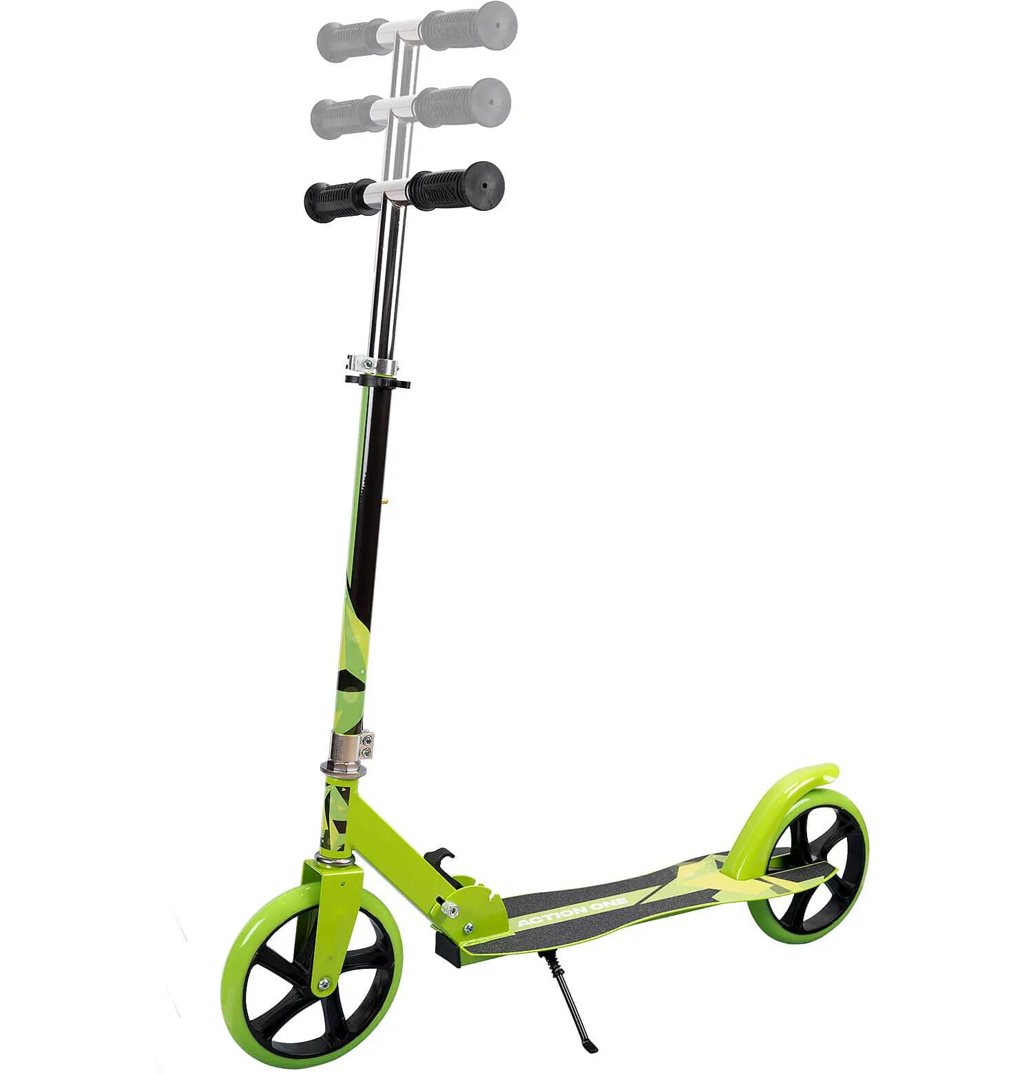 Nitro Green összecsukható roller kitámasztóval, 200 mm-es kerekek, zöld 2/7