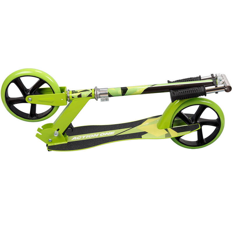 Trotineta Pliabila Nitro Green, cu cric, roti 200 mm, verde
