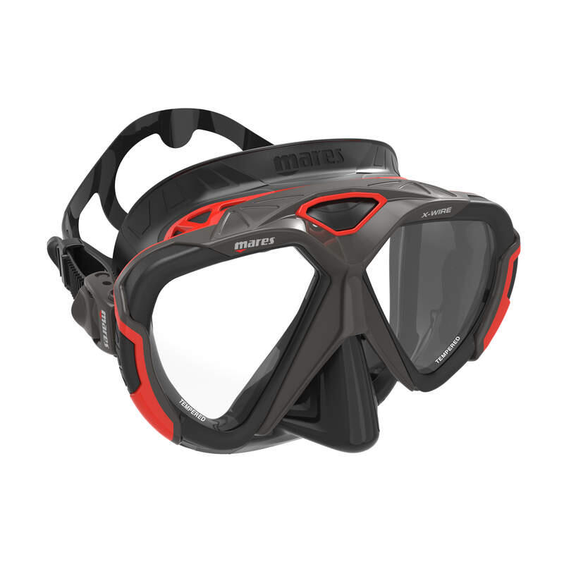 Genderless Maske zum Tauchen weich X-Wire 2/5