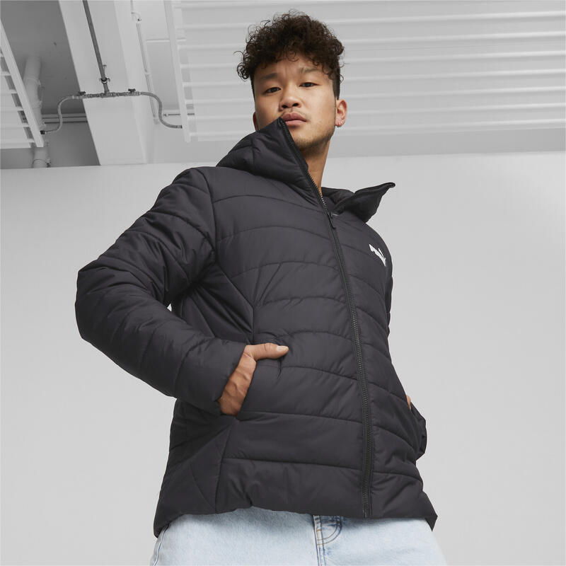 Dzseki Puma ESS Padded Jacket, Fekete, Férfiak