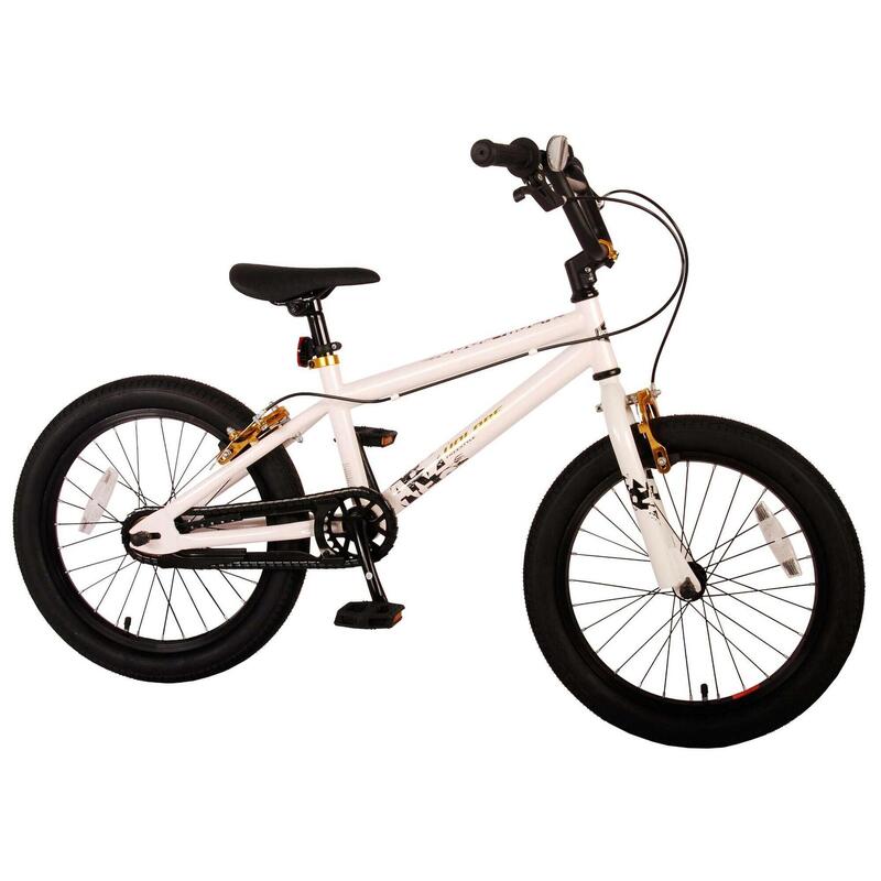 VOLARE BICYCLES Bicicletta per bambini Cool Rider 18 pollici, bianco