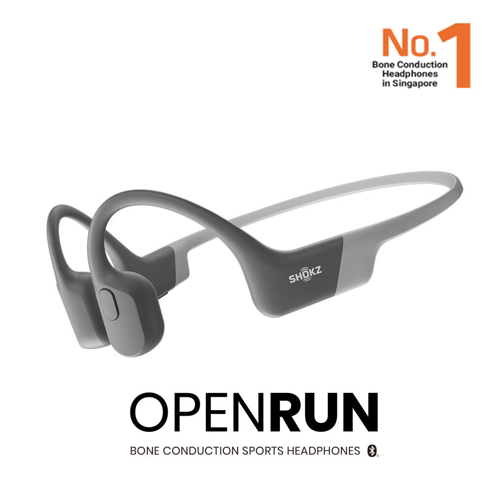 Running Earphone OpenRun (Grey) Bone Conduction Headphone