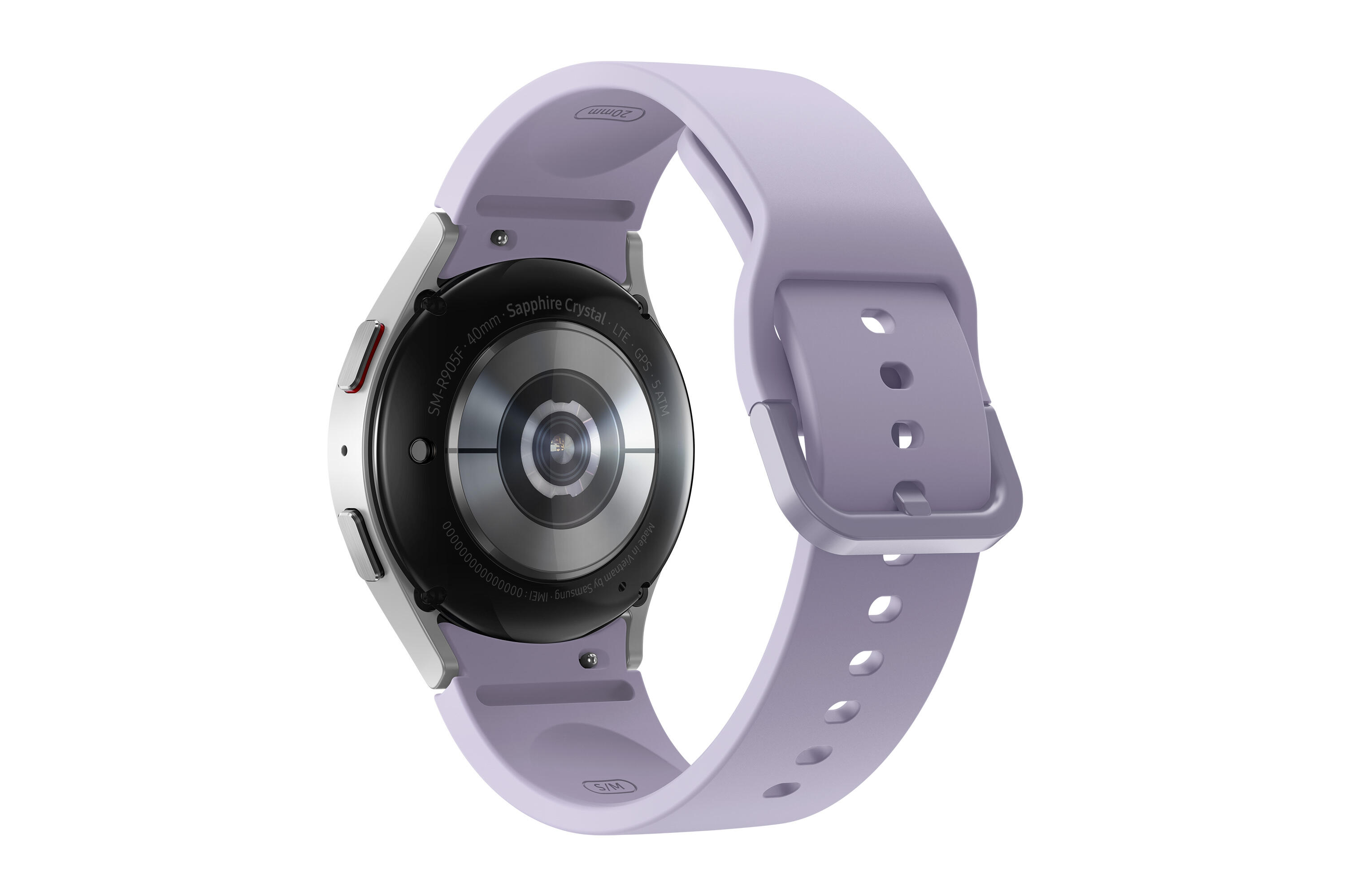 Samsung Galaxy Watch5 40mm LTE Silver with Lavender Strap