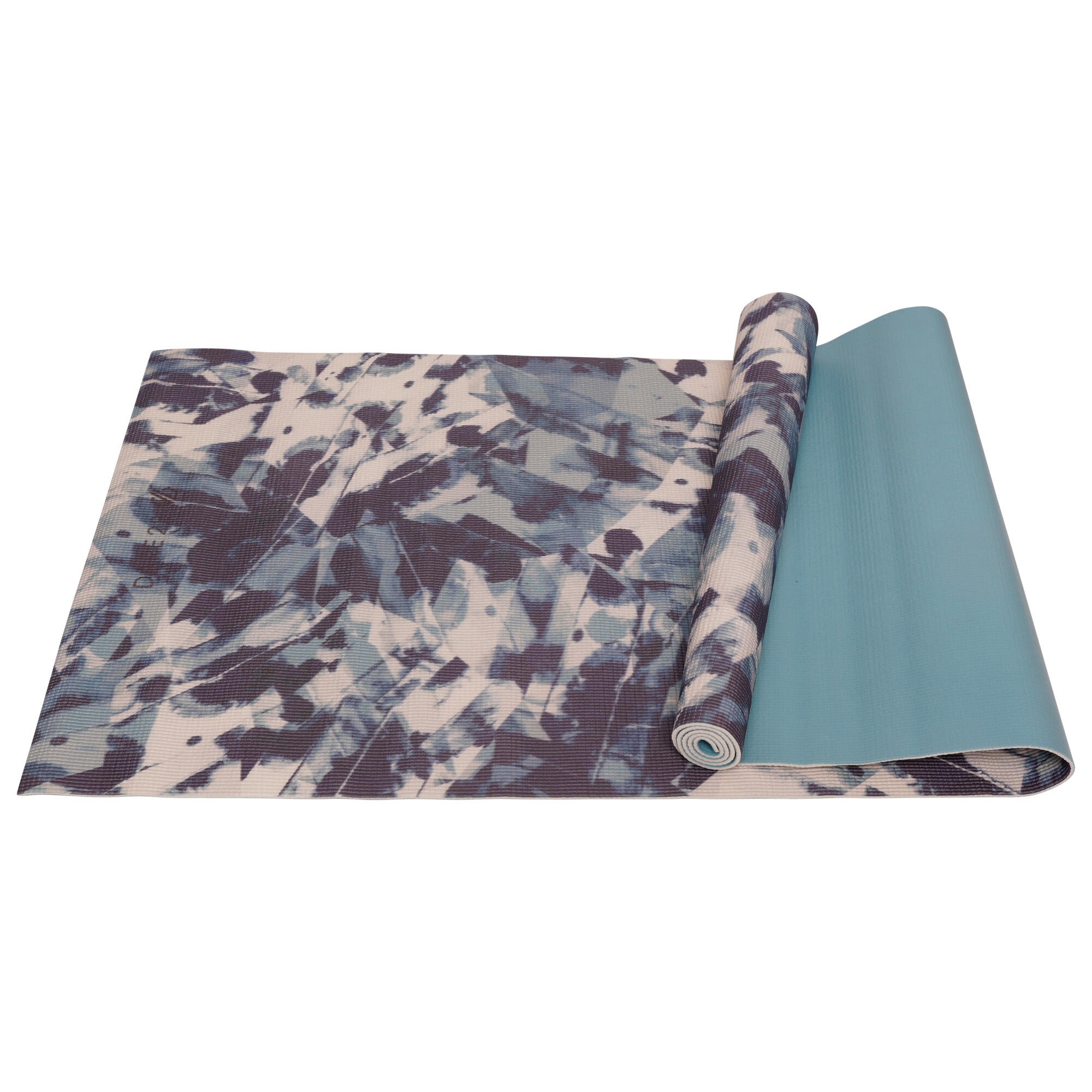 Adults' Home Fitness Yoga Mat - Pale Green 2/3