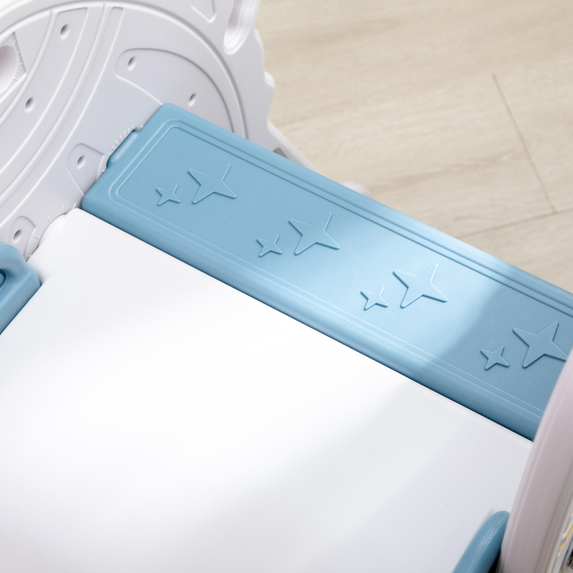 Tobogán para niños de 18-36 meses AIYAPLAY PE PP 157x46,5x80 cm gris 3/6