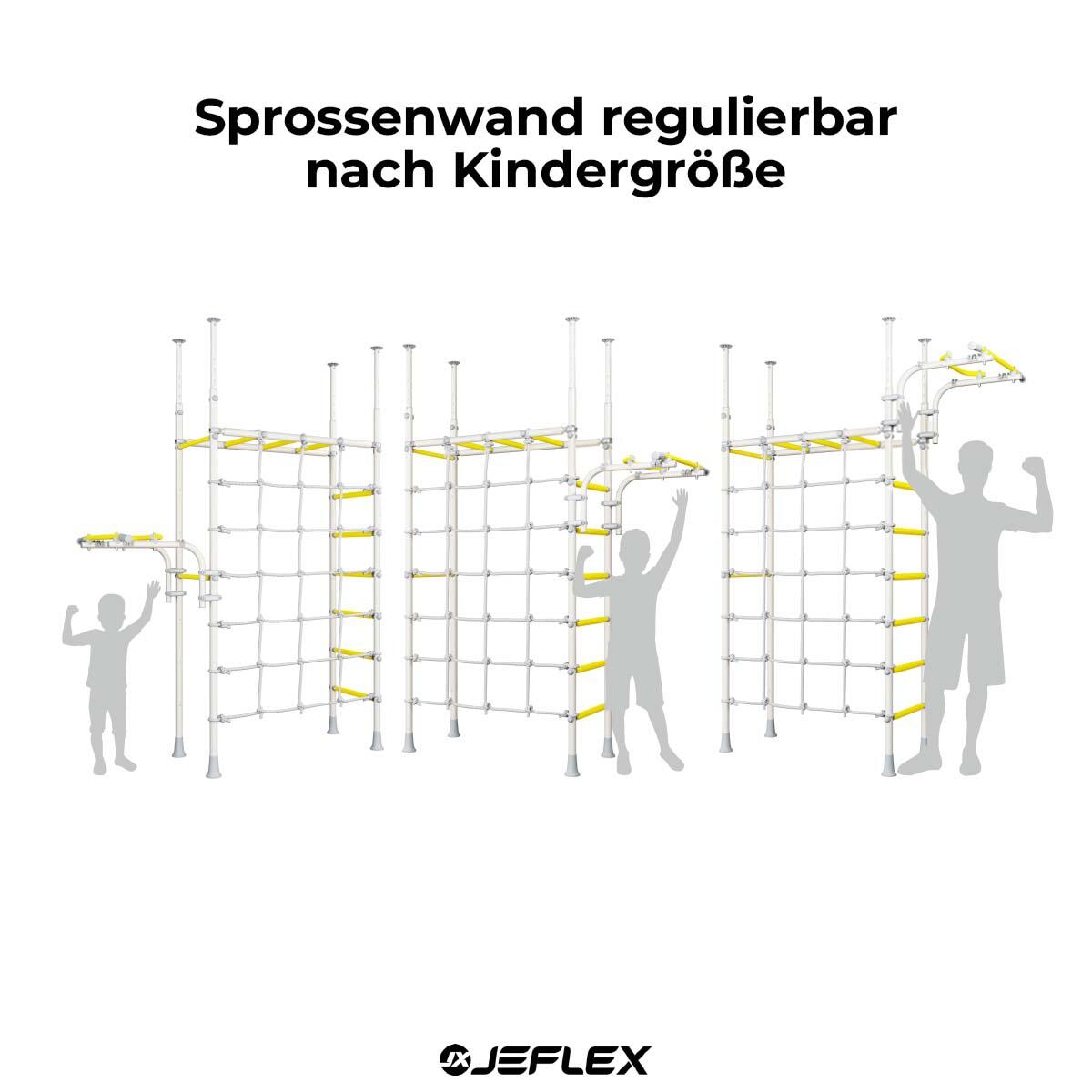 Jeflex Kindersportkomplex ClimbMaxx M3 freistehend 6/7