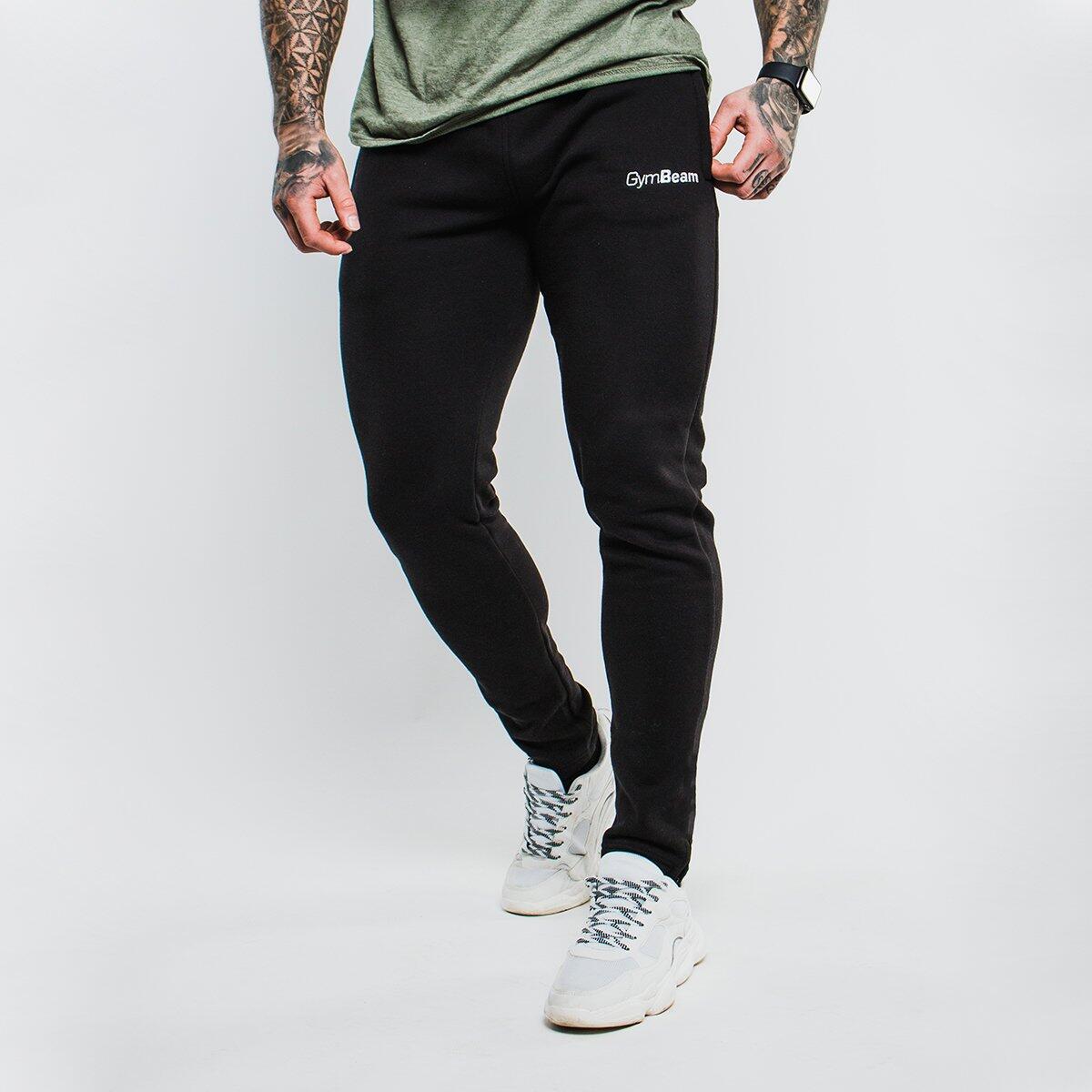 GYMBEAM Tepláky pánské fitness slim fit Slimfit