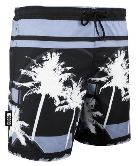 GUGGEN MOUNTAIN 2148 Boardshort Short Maillot de bain homme Palmiers Beach