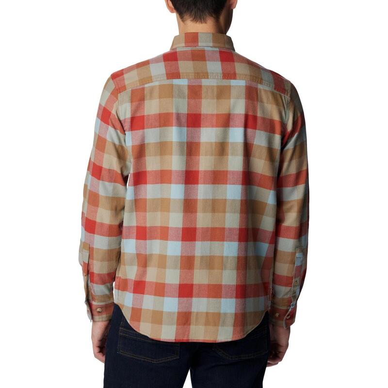 Langarmhemd Cornell Woods Flannel Long Sleeve Shirt Herren - rot